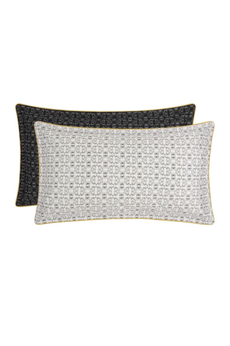Swn  Monogram Pillowcase Set, Main, color, Black & White