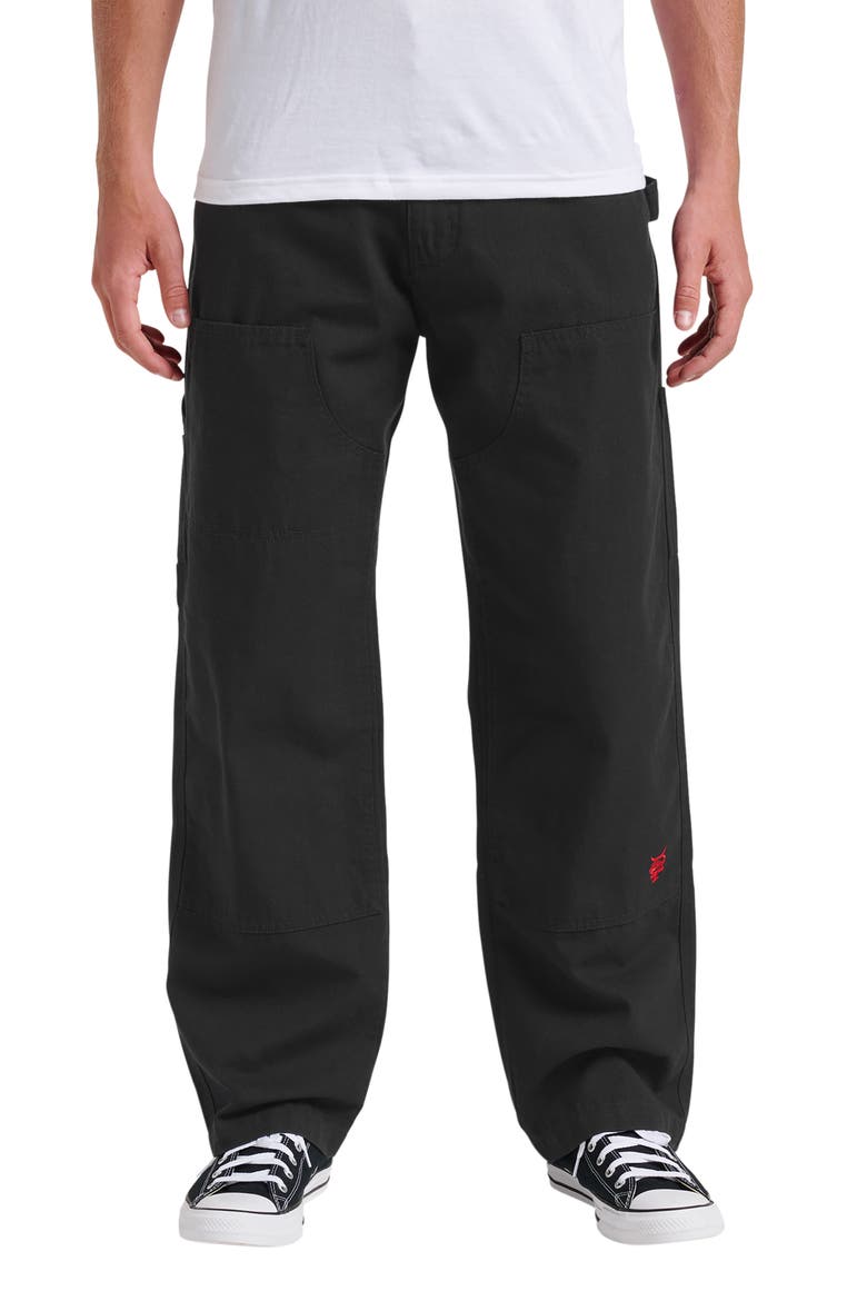 Mercury Carpenter Pants, Main, color, BLACK
