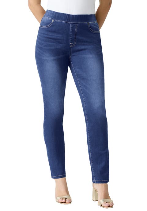 Plus Size 360° Stretch Straight Leg Jean (Plus)