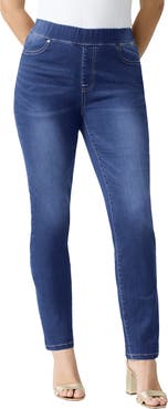 Roaman's Plus Size 360° Stretch Straight Leg Jean