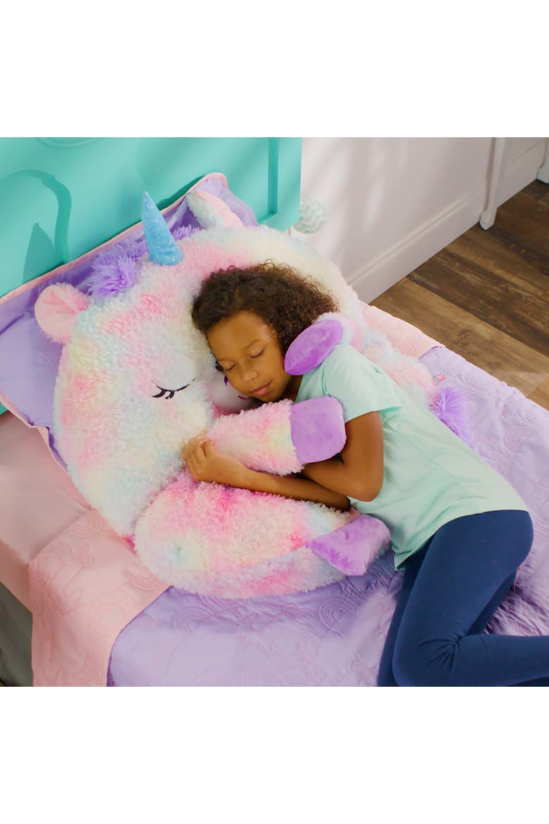 Rainbow Unicorn Pillow & Sleepy Sack Large, Alternate, color, Multicolored