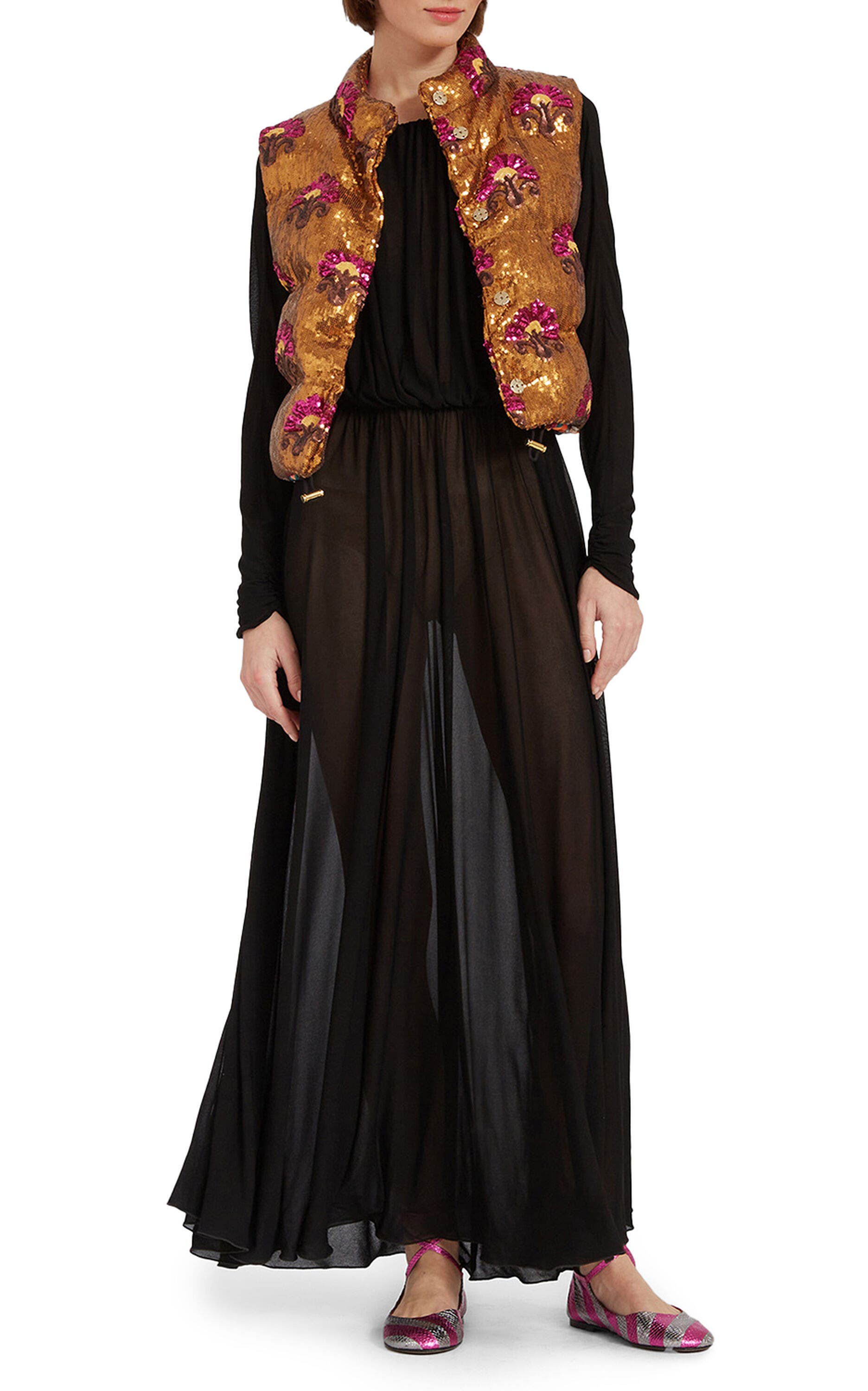 selected Textured Sequins Rust