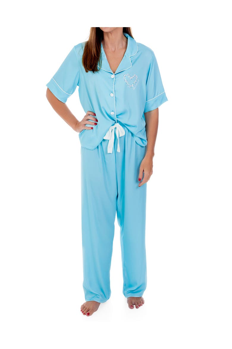 Silky Bridesmaid Love After All, Short Sleeve Pant, Main, color, Bridesmaid Love After All