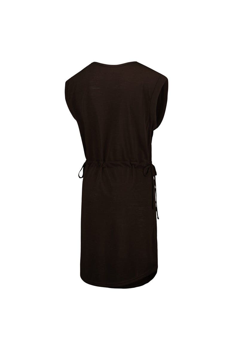 Women's G-III 4Her by Carl Banks Brown Cleveland Browns G.O.A.T. Swimsuit Cover-Up, Alternate, color, Brown