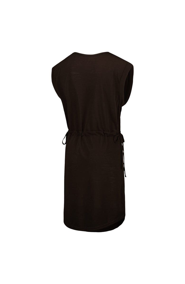 G-III 4HER BY CARL BANKS Women's G-III 4Her by Carl Banks Brown Cleveland Browns G.O.A.T. Swimsuit Cover-Up, Alternate, color, Brown