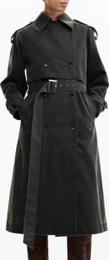 Desigual Faux Leather Trench