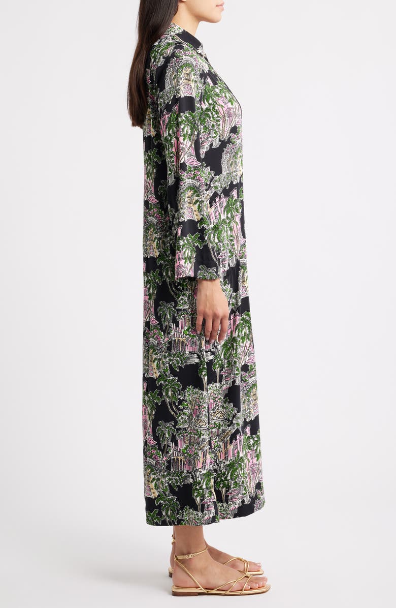 Lilly Pulitzer<sup>®</sup> Simona Shirtdress, Alternate, color, Onyx Pb Anniversary Toile