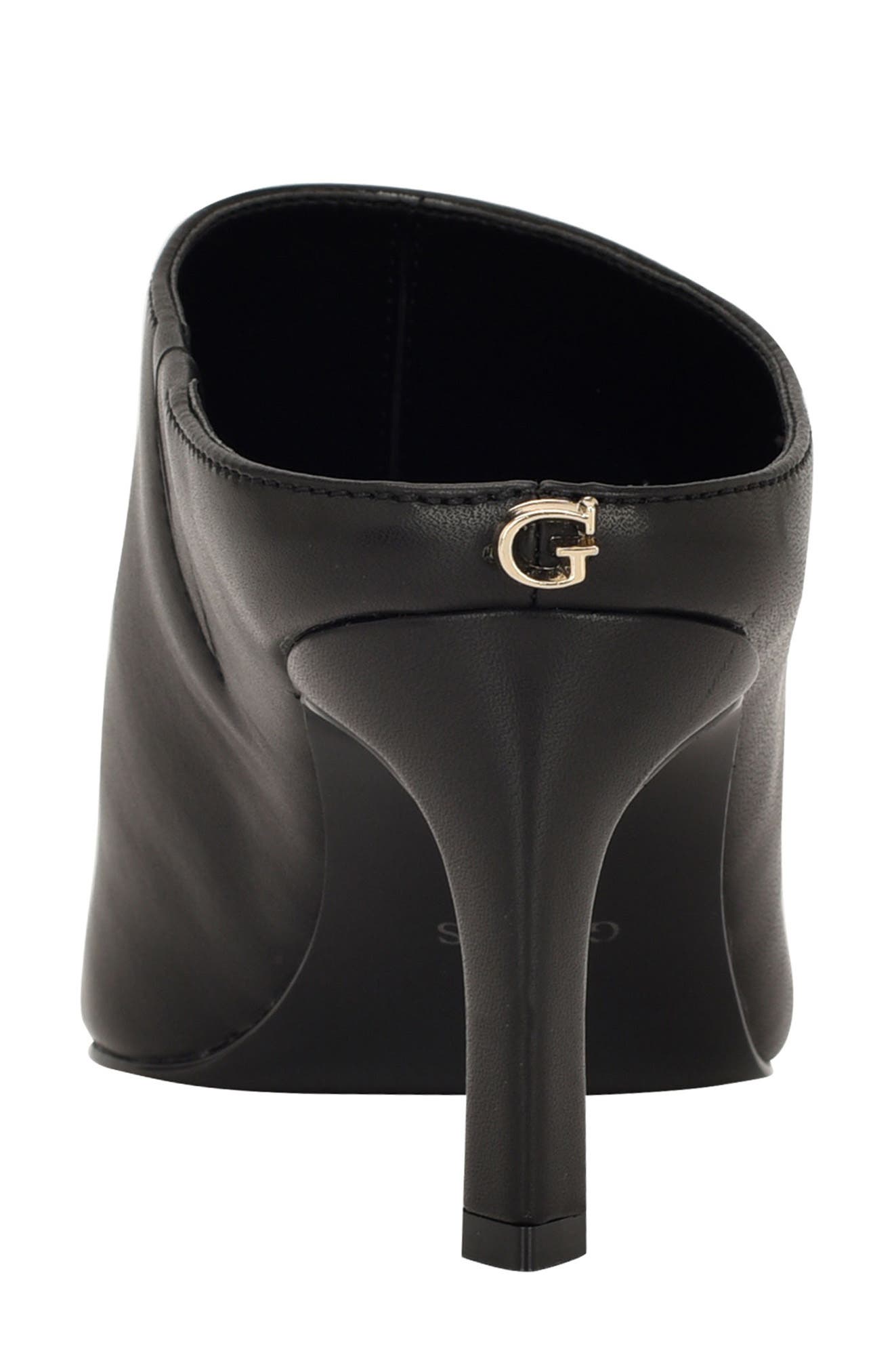 GUESS Pacon Stiletto Mule, Alternate, color, Black
