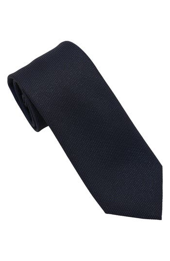 Karl Lagerfeld Paris Sparkle Stripe Print Tie In Blue