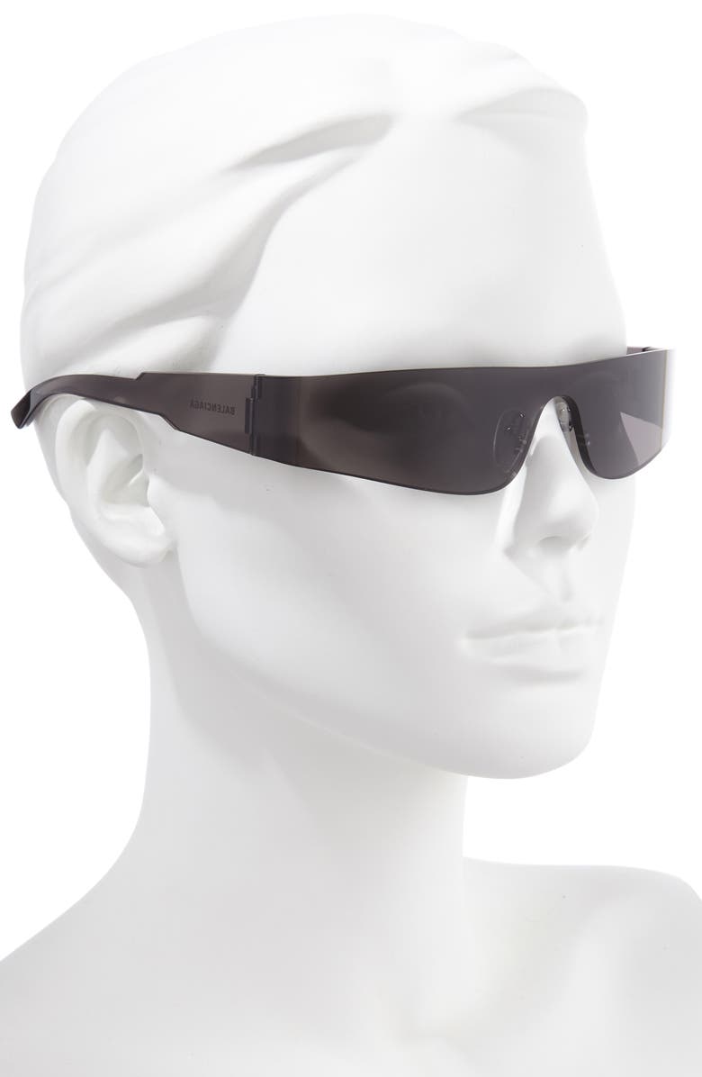 Balenciaga 99mm Shield Sunglasses, Alternate, color, 