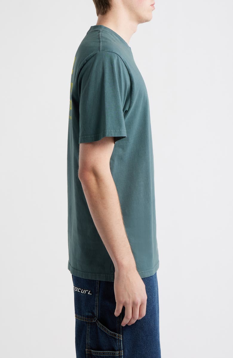 Rip Curl Liquid Trips Graphic Cotton T-Shirt, Alternate, color, Pine Night