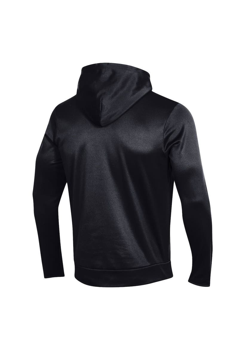 Men's Under Armour Black Wisconsin Badgers Football Icon Pullover Hoodie, Alternate, color, Black