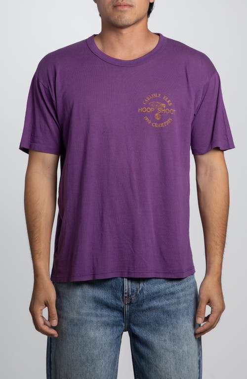 Elwood Vintage '90 Carlisle Elks Tee In Purple