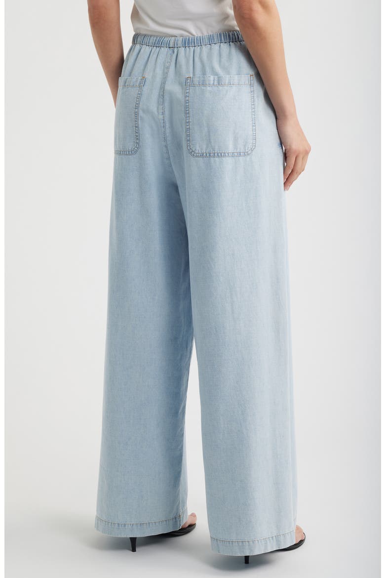 The Offshore Wide Leg Drawstring Pants, Alternate, color, SEASHADE
