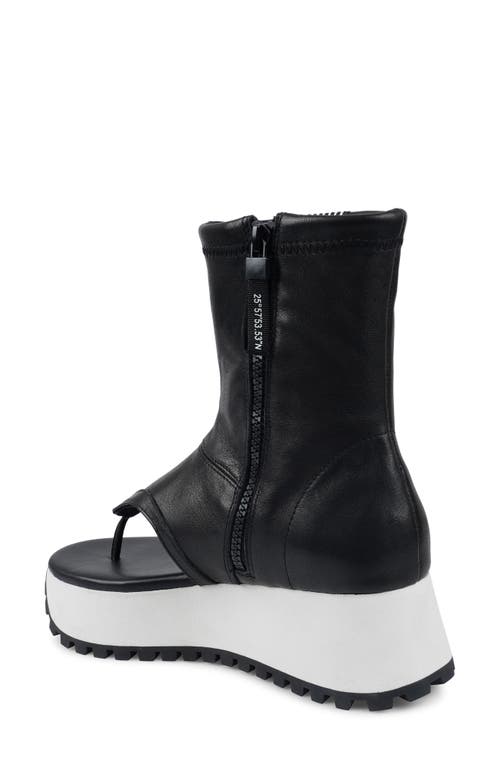 Zigi Jacked Platform Sandal In Black