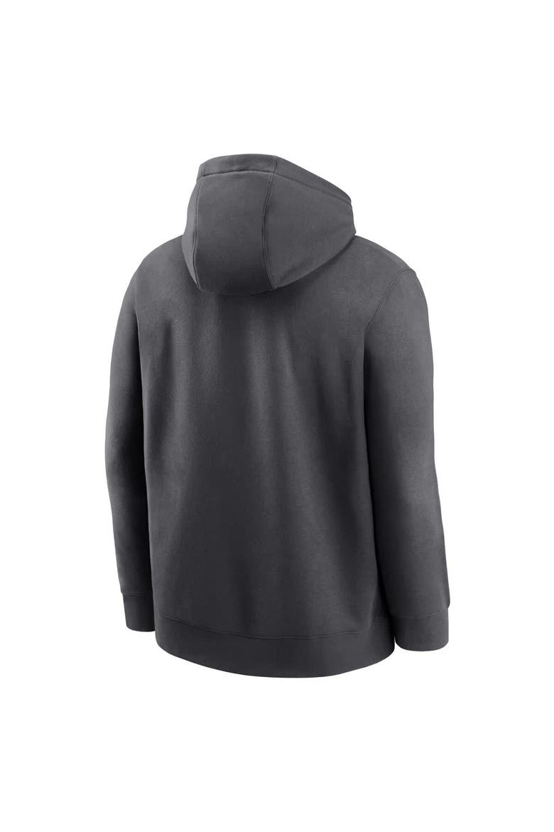 Men's Nike Anthracite Ohio State Buckeyes Primetime Evergreen Club Fleece Pullover Hoodie, Alternate, color, Anthracite