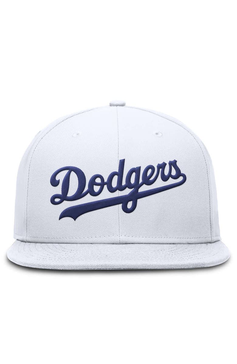 Nike Men's Nike White Los Angeles Dodgers True Performance Fitted Hat, Alternate, color, 