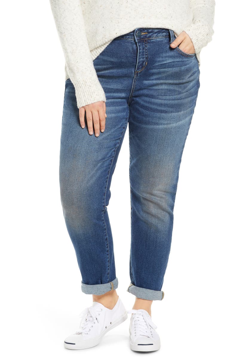 SLINK Jeans High Waist Boyfriend Jeans, Main, color,