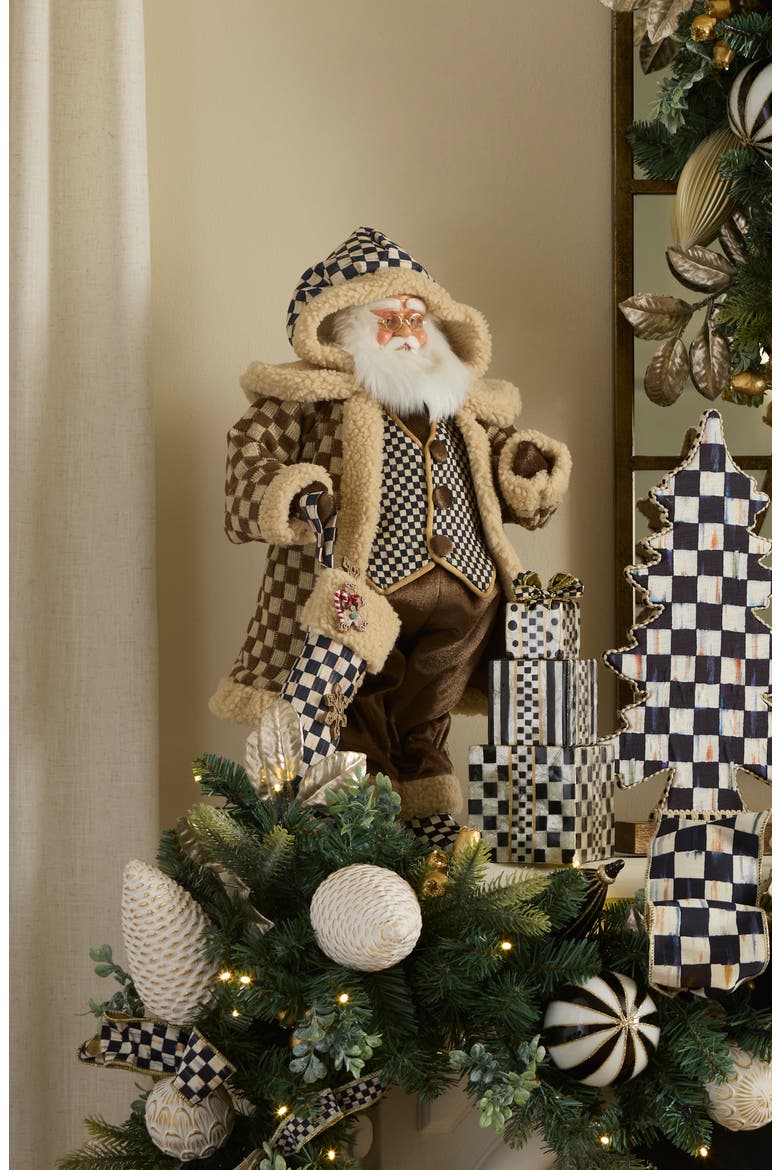 Gingerbread Santa Claus, Alternate, color, BROWN