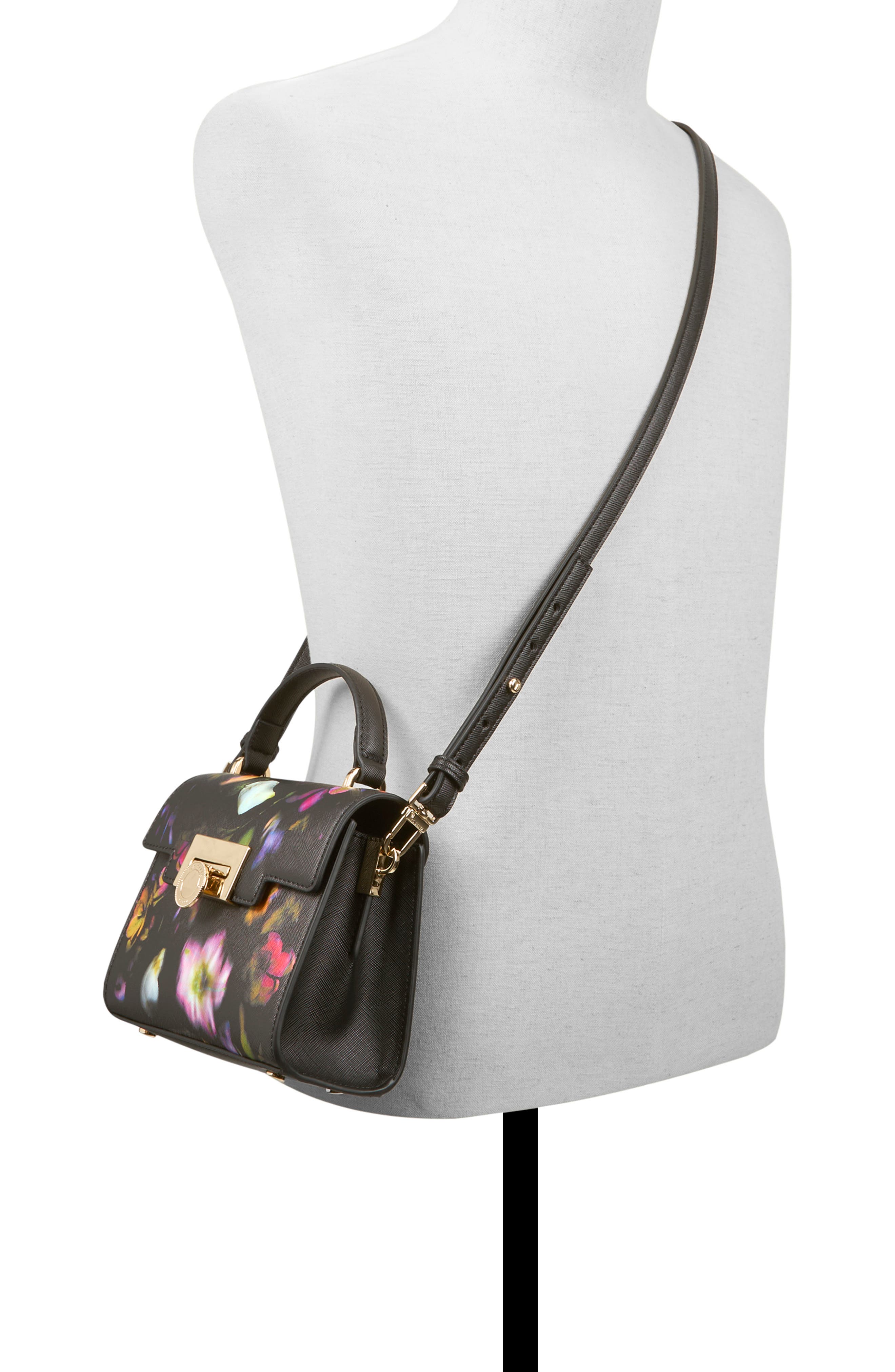 Ted Baker Lili Top Handle Satchel, Alternate, color, Trailing Flower
