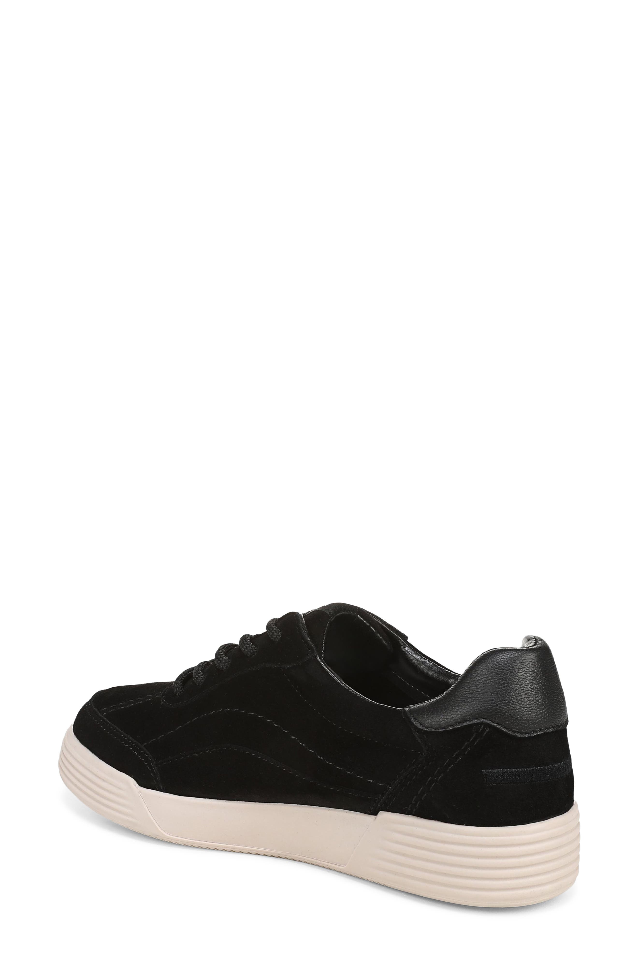Cami Sneaker, Alternate, color, BLACK SUEDE