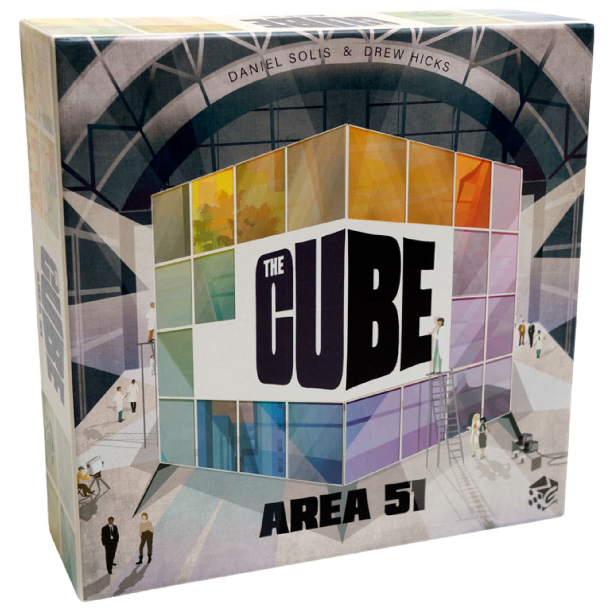 Greater Than Games The Cube Area 51 Strategy Board Game in Multicolored 
