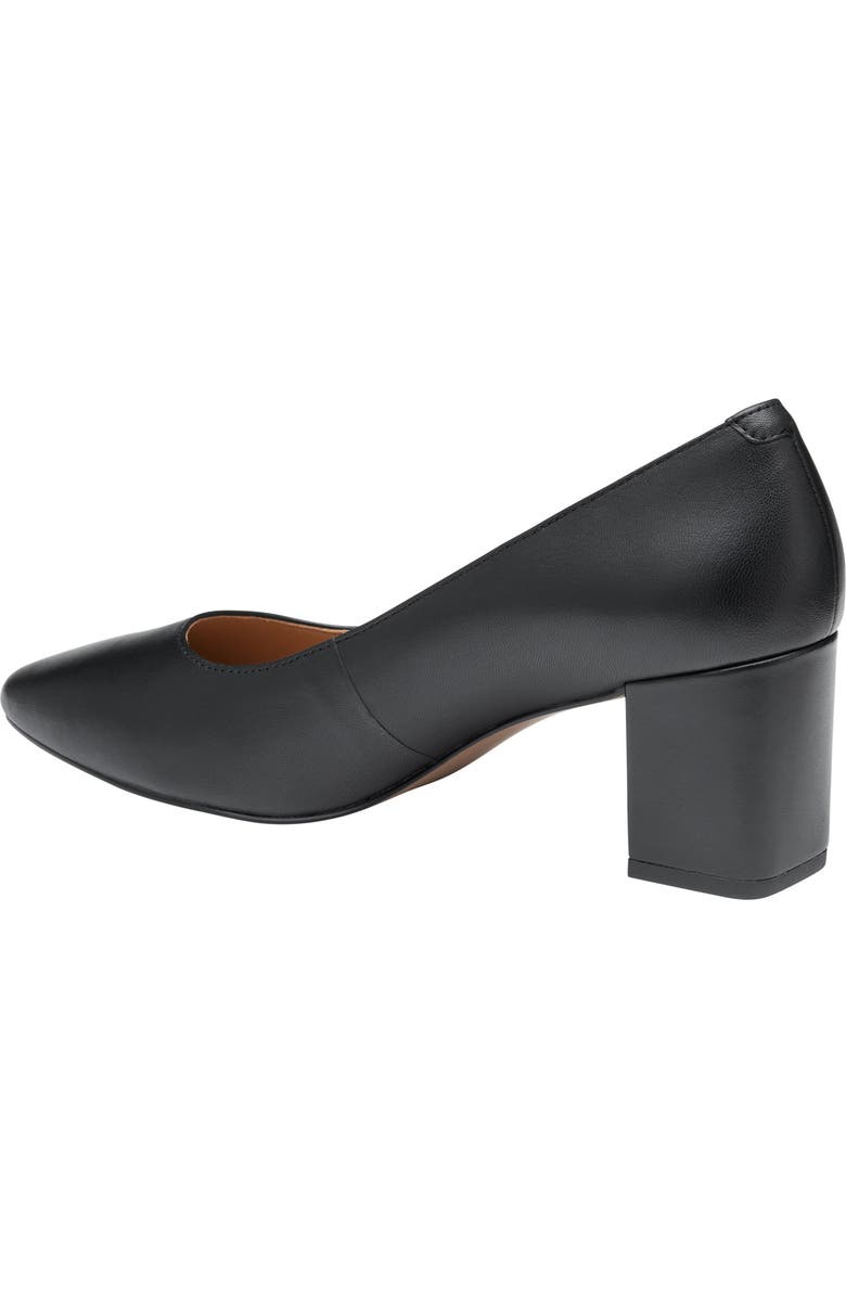 Johnston & Murphy Vicki Block Heel Pump, Alternate, color, Black Glove