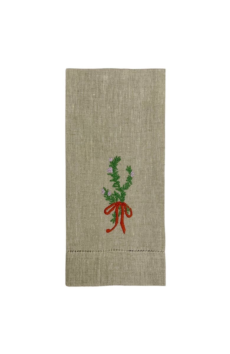 Maison d'Haiti Flora Collection Tea Towels, Main, color, Green