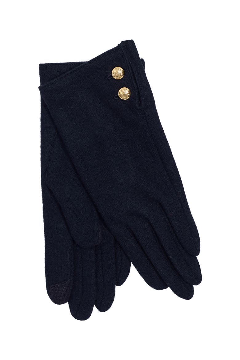 2 Button Cashmere Blend Touch Glove, Main, color, Black