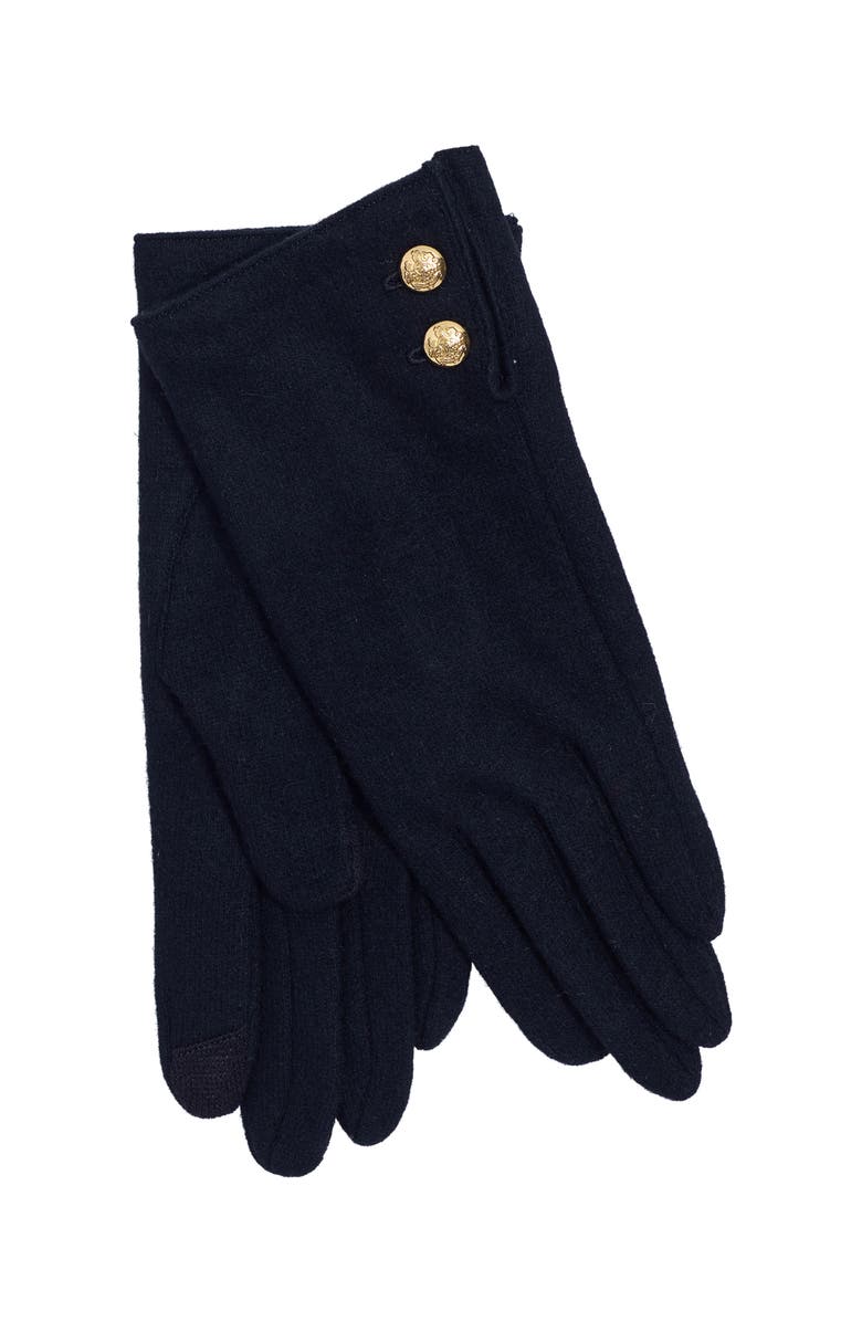 Lauren Ralph Lauren 2 Button Cashmere Blend Touch Glove, Main, color, 