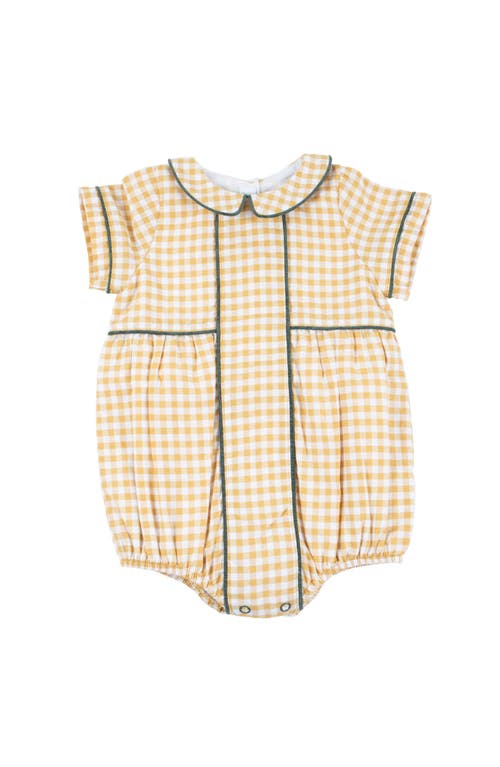 Cuclie Gingham Bubble Romper In Multi