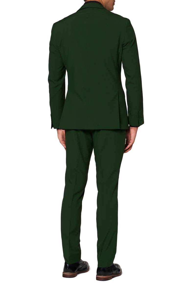 Glorious Green Slim Fit Two-Piece Suit & Tie Set, Alternate, color, GREEN