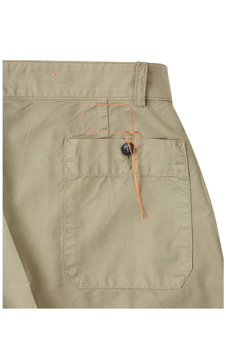Hautet Cotton Shorts, Alternate, color, GREEN
