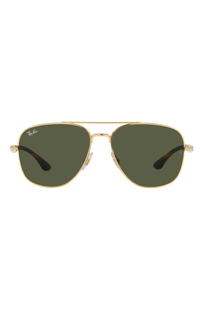 Ray-Ban 56mm Square Sunglasses, Main, color, Arista