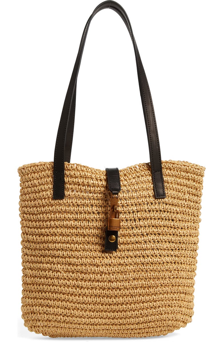 Kurt Geiger London Brixton Raffia Tote, Main, color,