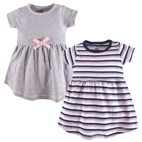 Organic Cotton Short-Sleeve and Long-Sleeve Dresses (Toddler, Little Kid & Big Kid)