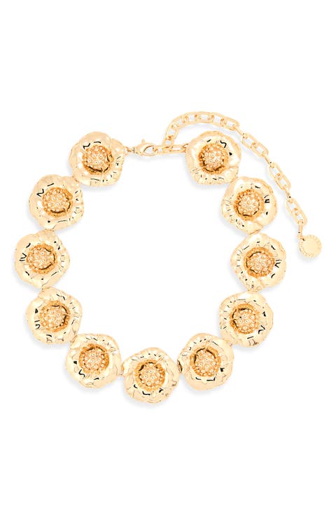 Flower Collar Necklace