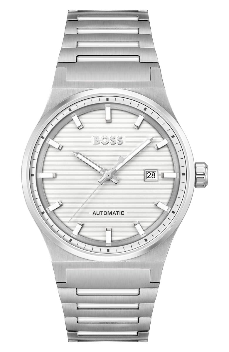 BOSS Candor Bracelet Watch, 41mm, Main, color,