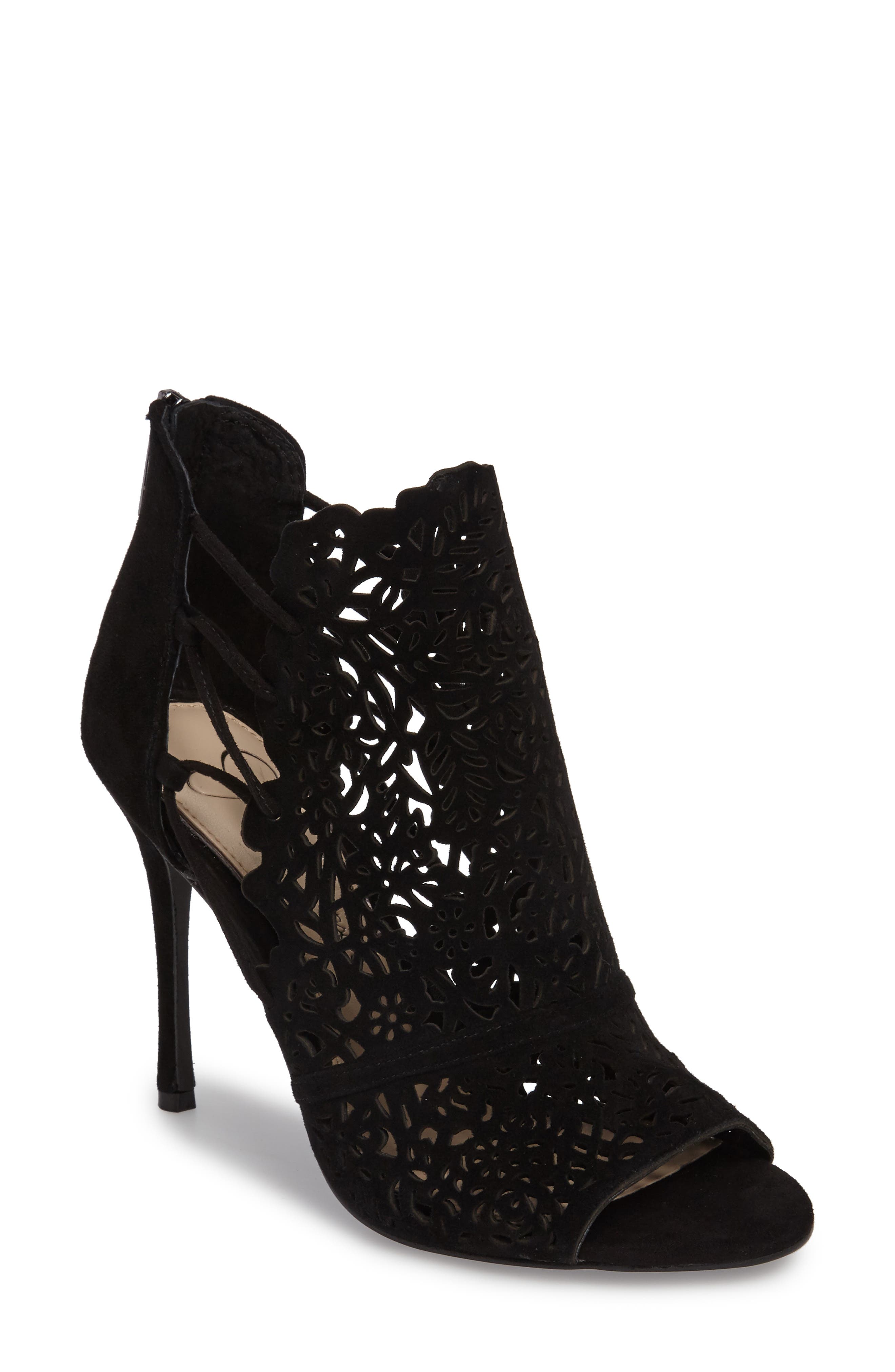 Jessica Simpson Keelin Open Toe Bootie, Main, color, 