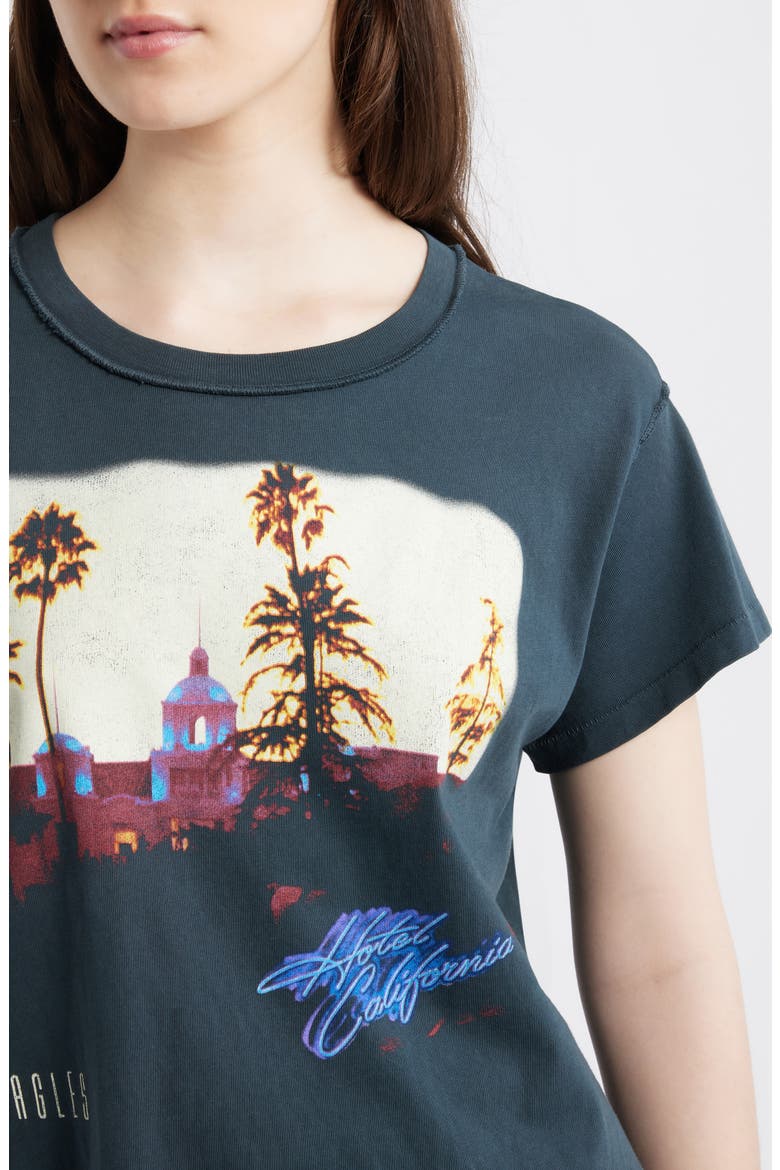 Eagles Hotel California Reversible Graphic T-shirt, Alternate, color, VINTAGE BLACK