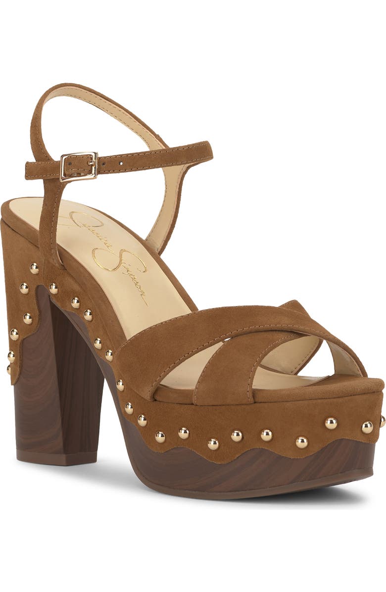 Jessica Simpson Samintia Ankle Strap Platform Sandal, Main, color, Beige 03