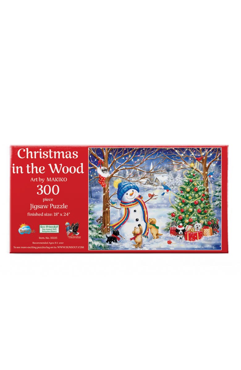 Sunsout Christmas in the Wood 300 piece Jigsaw Puzzle for Adults, Alternate, color, Multicolor