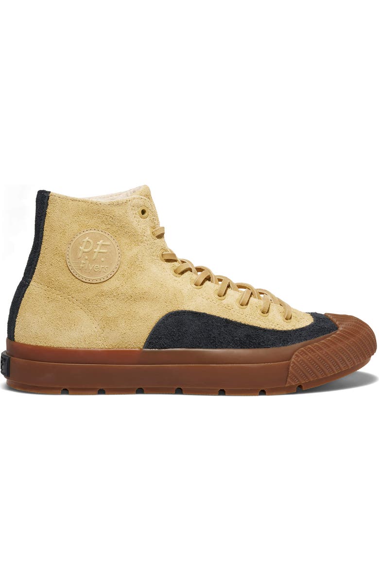 P.F. Flyers Grounder Field-Spec High Top Suede Sneaker, Alternate, color, Wheat-Gum