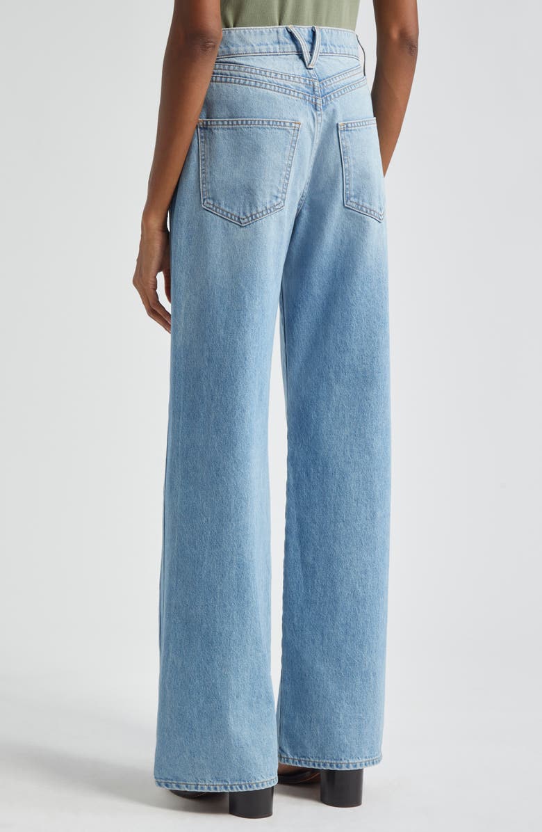 Veronica Beard Taylor High Waist Wide Leg Jeans, Alternate, color,