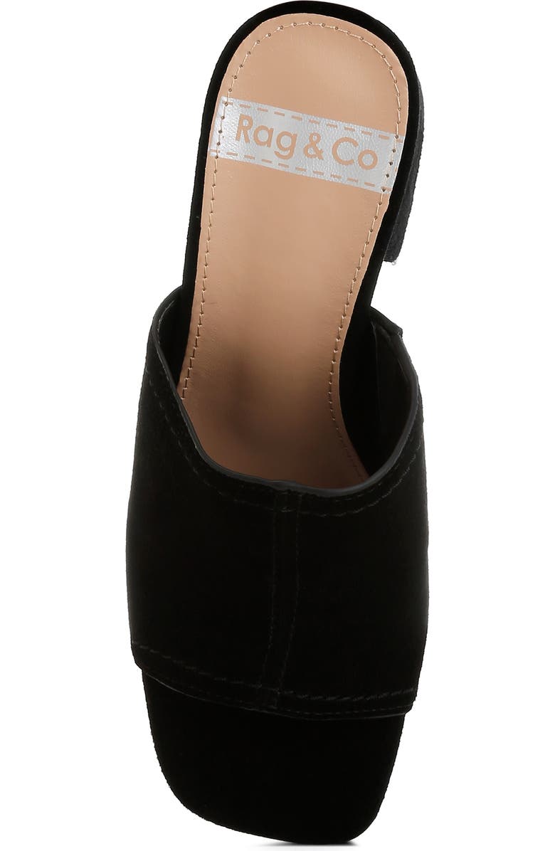 Rag & Co Citarum Slide Sandal, Alternate, color, Black