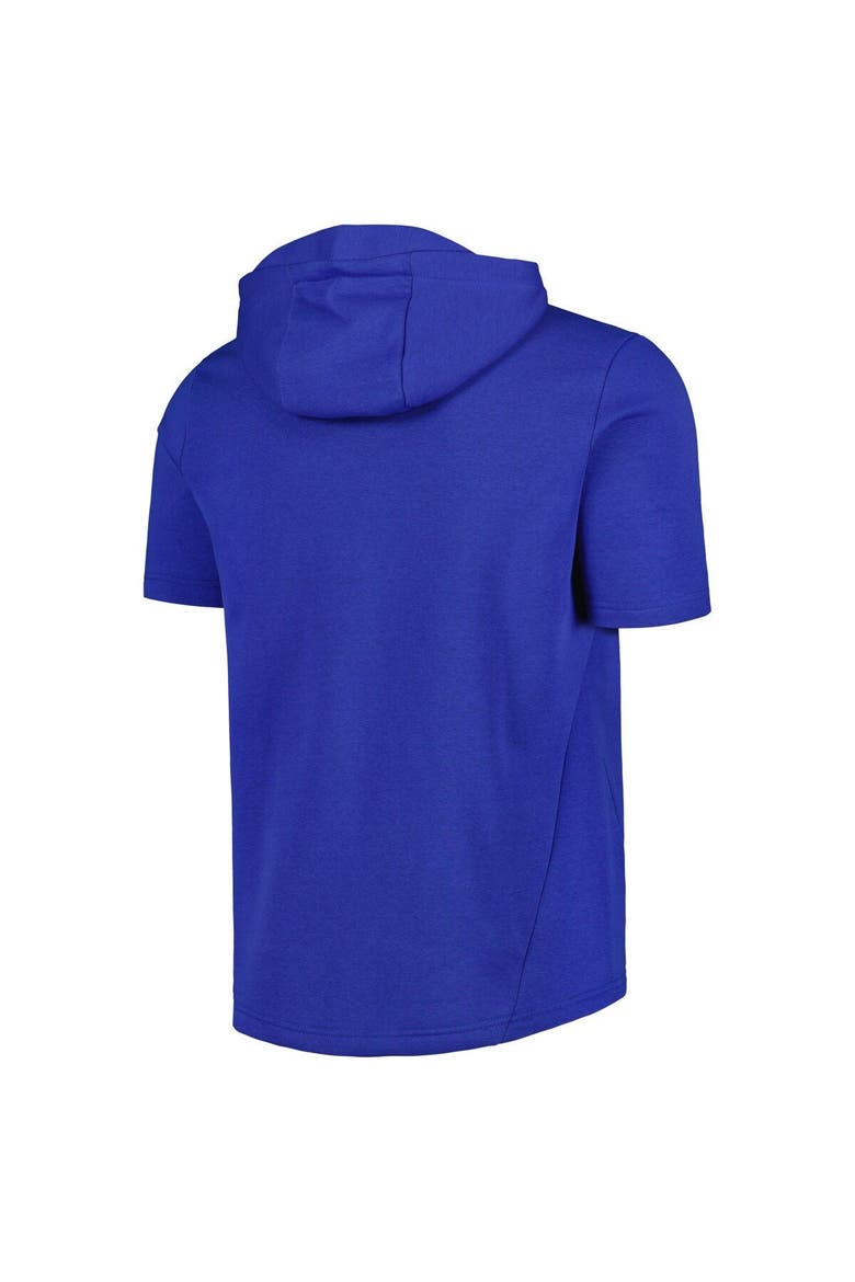 Men's Levelwear Royal Chicago Cubs Recruit Full-Zip Short Sleeve Hoodie, Alternate, color, Royal