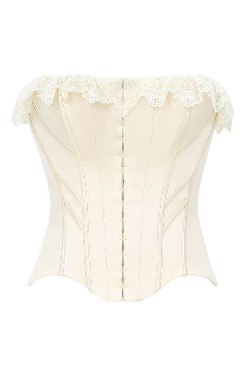HOUSE OF CB HOUSE OF CB IDELLA STRAPLESS CORSET TOP