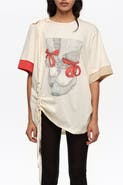 Bimba y Lola Ballerinas Logo Ruched T-Shirt