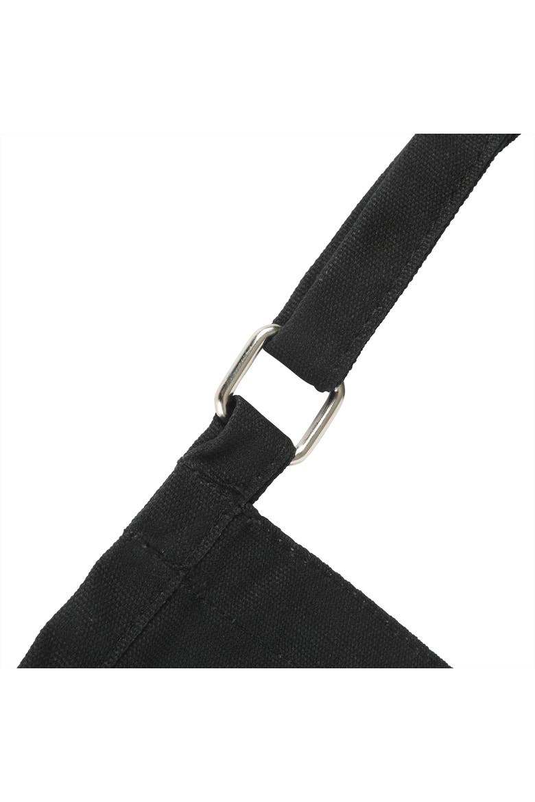 32 x 27" Cotton Apron Front Pockets Adjustable in Black, Alternate, color, Black