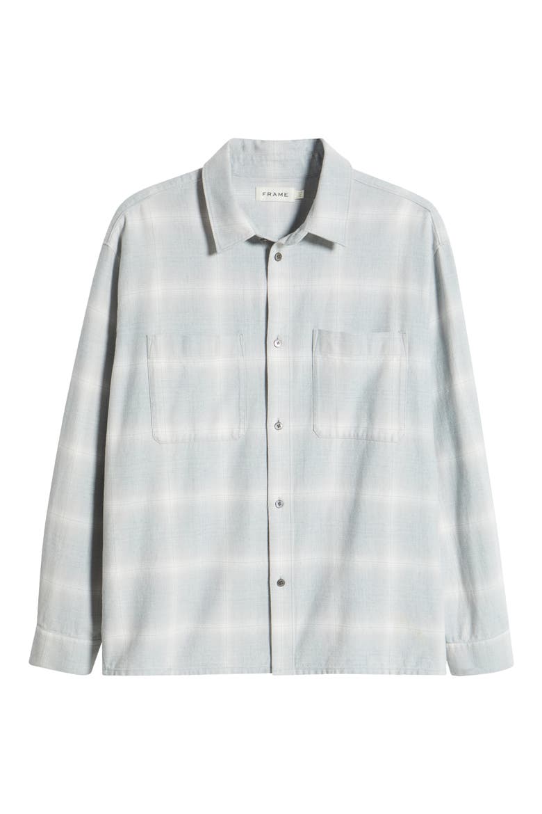 Plaid Overshirt, Alternate, color, LIGHT BLUE PLAID